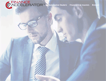 Tablet Screenshot of financeaccelerator.com